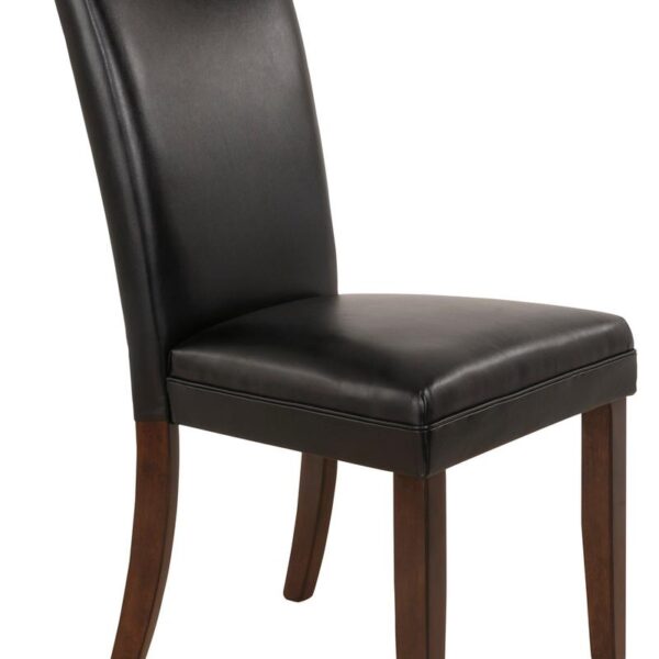 Helanx Charrell Brown Dining Chairs (Set of 2) – Upholstered Modern Dining Room Chairs with Wooden Legs
